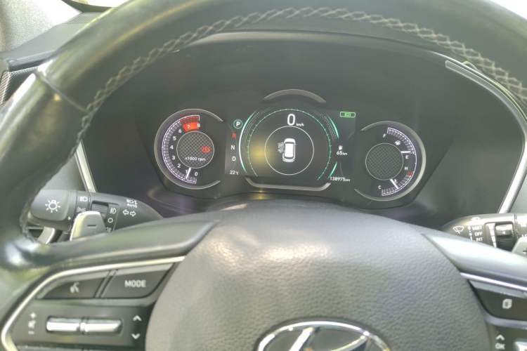 Used Hyundai Santa Fe 2019 380 TGDi DLX Automatic 2WD Prestige Edition China V Emission Standard Odometer Close Up