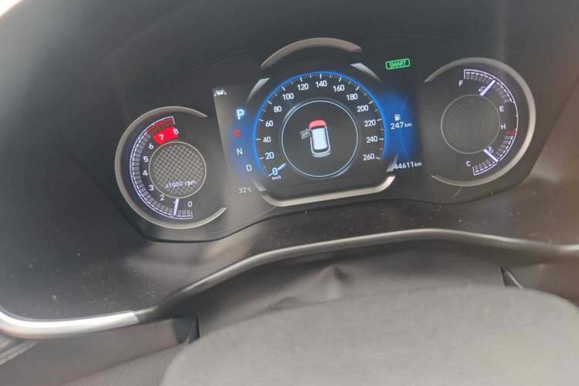 Used Hyundai Santa Fe 2019 380 TGDi DLX Automatic All-Wheel Drive Prestige PLUS (HTRAC) China VI Odometer Close Up
