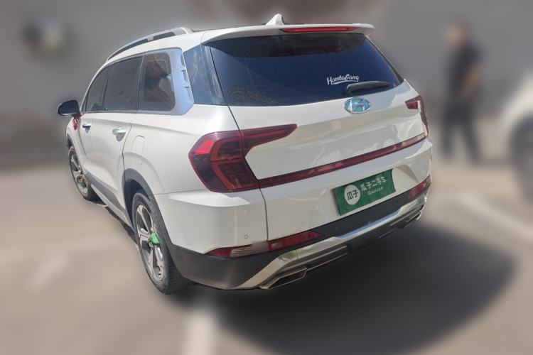 Used Hyundai Santa Fe 2019 380 TGDi DLX Automatic All-Wheel Drive Prestige (HTRAC) China VI Rear Left 45 Deg