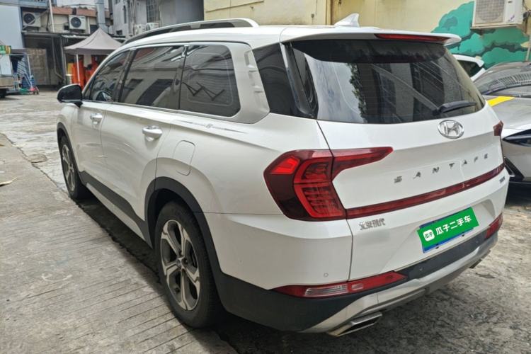 Used Hyundai Santa Fe 2019 380 TGDi DLX Automatic Two-Wheel Drive Prestige Plus Version China VI Standard Rear Left 45 Deg