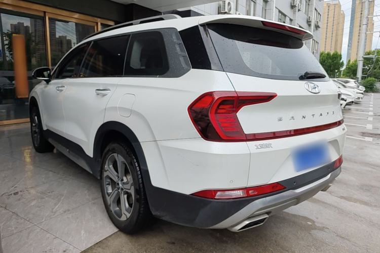Used Hyundai Santa Fe 2019 380 TGDi GLS Automatic 2WD Luxury Version China VI Standard Rear Left 45 Deg