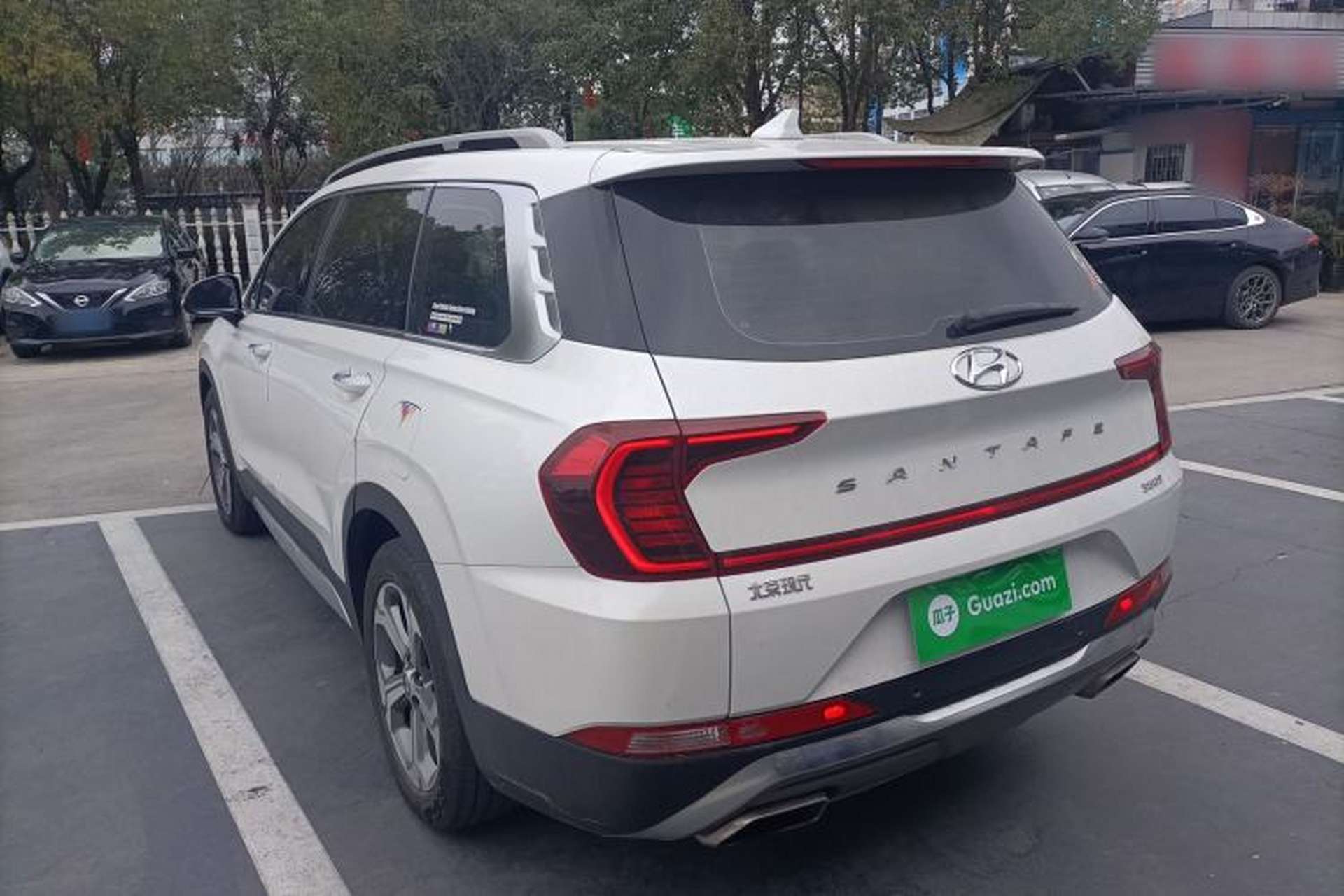 Used Hyundai Santa Fe 2019 380 TGDi GLS Automatic 2WD Luxury Version China V Standard Rear Left 45 Deg