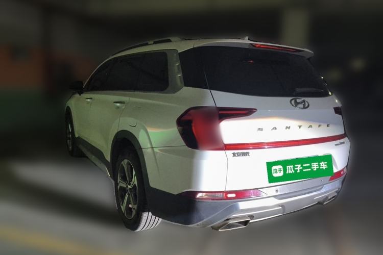Used Hyundai Santa Fe 2019 380 TGDi DLX Automatic All-Wheel Drive Prestige PLUS (HTRAC) China VI Rear Left 45 Deg