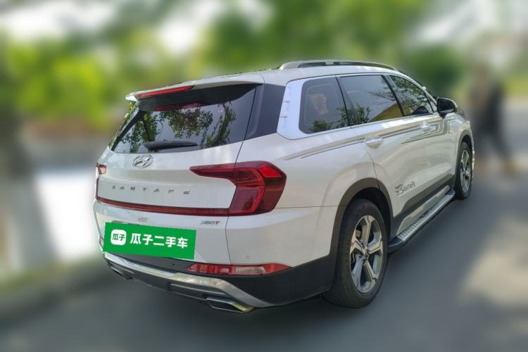 Used Hyundai Santa Fe 2019 380 TGDi DLX Automatic 2WD Prestige Edition China V Emission Standard Rear Right 45 Deg