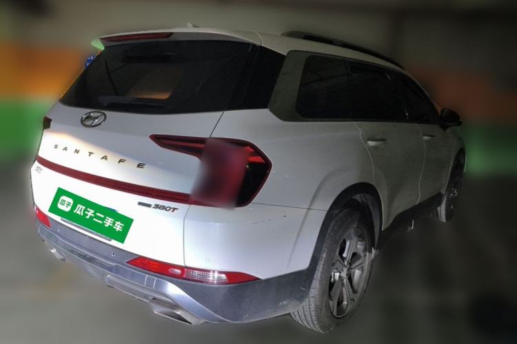 Used Hyundai Santa Fe 2019 380 TGDi DLX Automatic All-Wheel Drive Prestige PLUS (HTRAC) China VI Rear Right 45 Deg