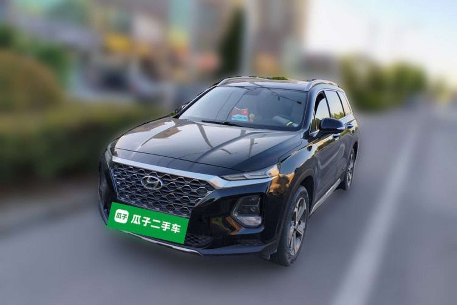 Used Hyundai Santa Fe 2020 380 TGDi Automatic Two-Wheel Drive GLS Luxury Edition Front Left 45 Deg