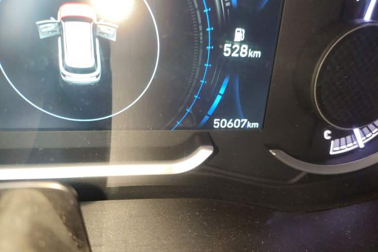 Used Hyundai Santa Fe 2020 380 TGDi Automatic Two-Wheel Drive GLS Luxury Edition Odometer Close Up