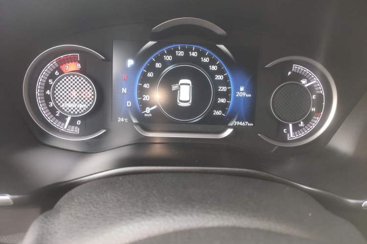 Used Hyundai Santa Fe 2020 380 TGDi Automatic Two-Wheel Drive GL Elite Edition Odometer Close Up