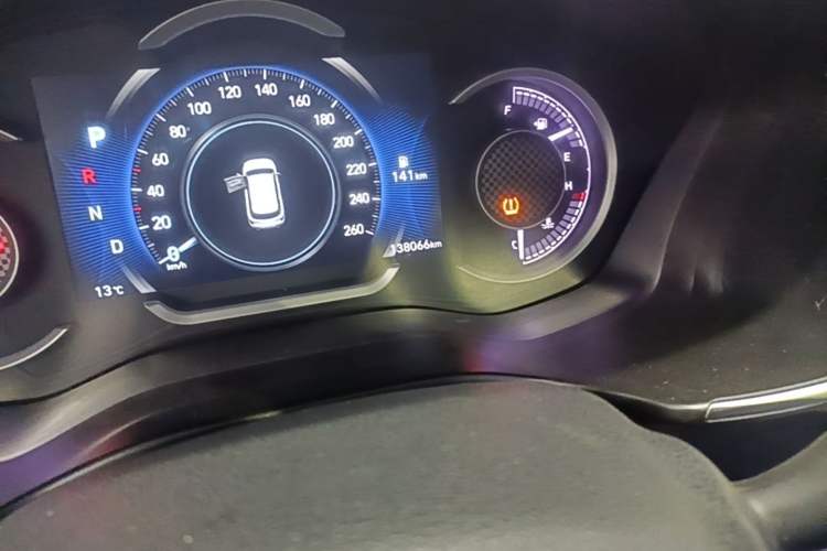 Used Hyundai Santa Fe 2020 380 TGDi Automatic Two-Wheel Drive GLS Luxury Edition Odometer Close Up