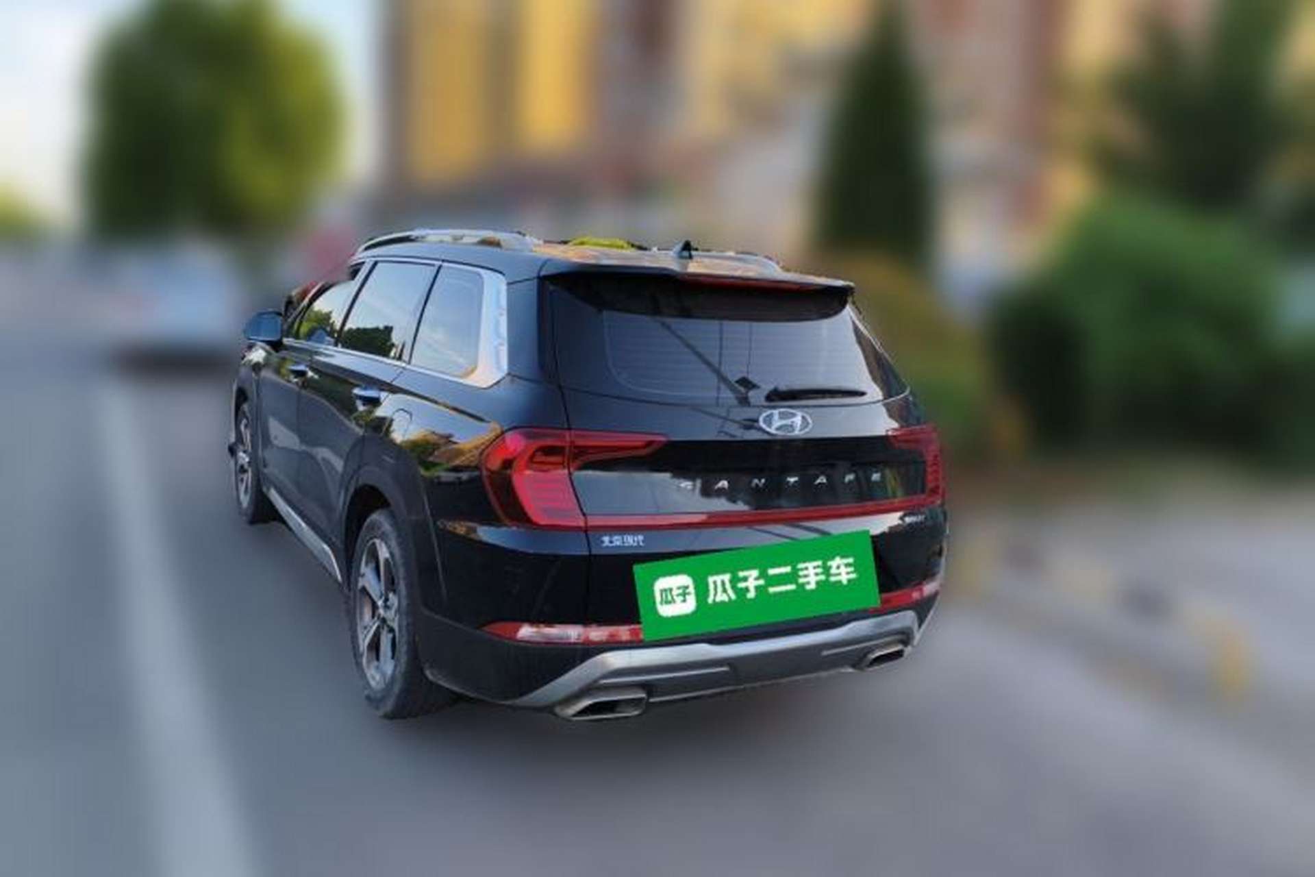 Used Hyundai Santa Fe 2020 380 TGDi Automatic Two-Wheel Drive GLS Luxury Edition Rear Left 45 Deg