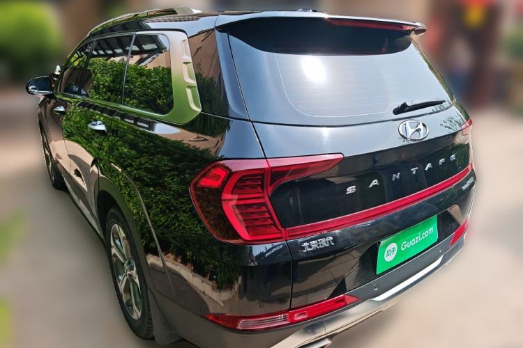 Used Hyundai Santa Fe 2020 380 TGDi Automatic All-Wheel Drive DLX HTRAC Prestige PLUS Rear Left 45 Deg