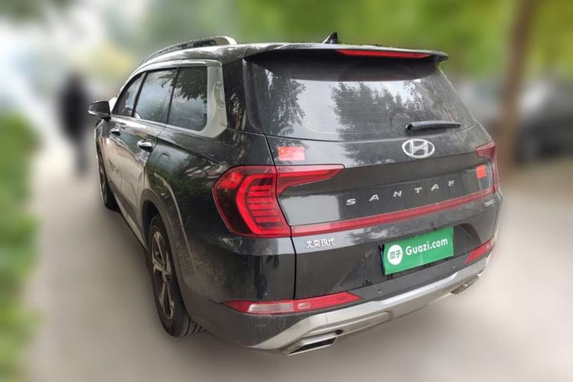 Used Hyundai Santa Fe 2020 380 TGDi Automatic Two-Wheel Drive GLS Luxury Edition Rear Left 45 Deg