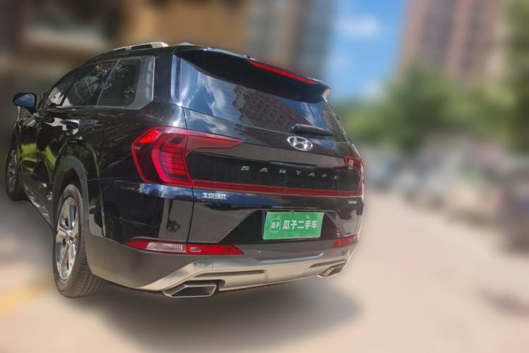 Used Hyundai Santa Fe 2020 380 TGDi Automatic Two-Wheel Drive GLS Luxury Edition Rear Left 45 Deg