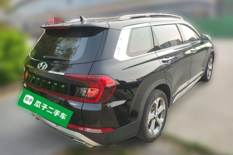 Used Hyundai Santa Fe 2020 380 TGDi Automatic Two-Wheel Drive GLS Luxury Edition Rear Right 45 Deg