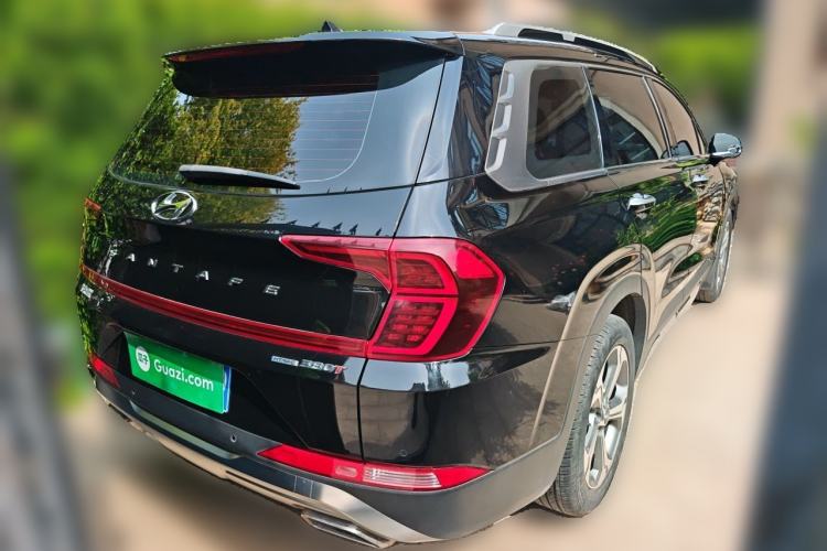 Used Hyundai Santa Fe 2020 380 TGDi Automatic All-Wheel Drive DLX HTRAC Prestige PLUS Rear Right 45 Deg