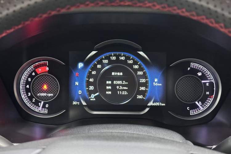 Used Hyundai Santa Fe 2020 380 TGDi Automatic Two-Wheel Drive GLS Luxury Edition Odometer Close Up