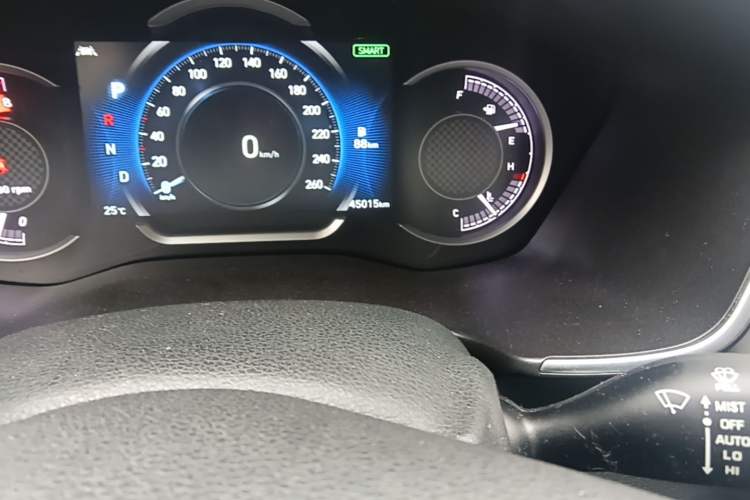 Used Hyundai Santa Fe 2020 380 TGDi Automatic Two-Wheel Drive TOP Flagship Edition Odometer Close Up