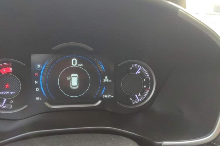 Used Hyundai Santa Fe 2020 380 TGDi Automatic Two-Wheel Drive DLX Prestige Edition Odometer Close Up