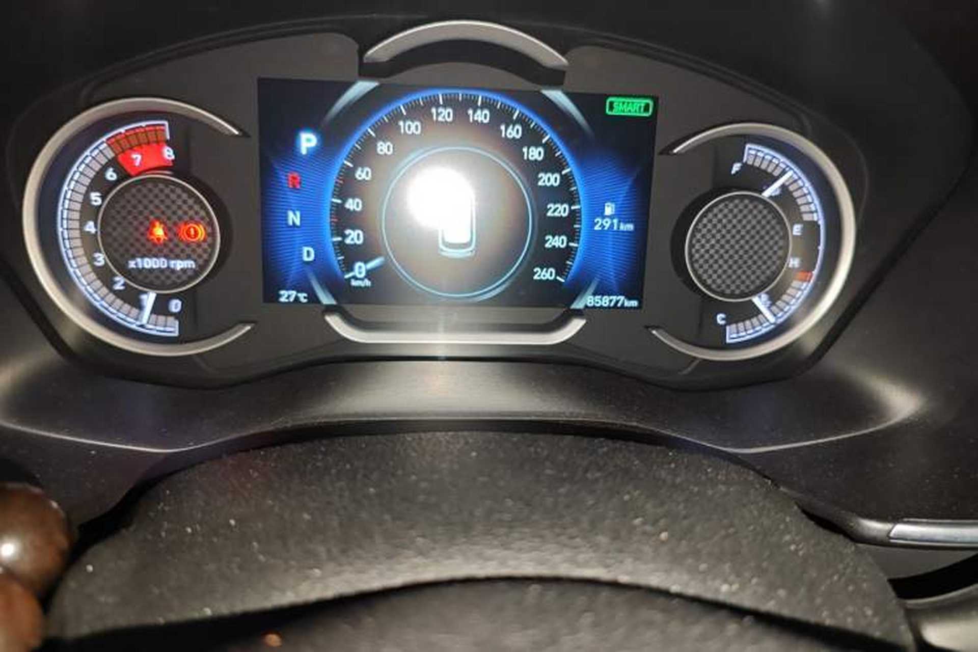Used Hyundai Santa Fe 2020 380 TGDi Automatic All-Wheel Drive DLX HTRAC Prestige PLUS Odometer Close Up