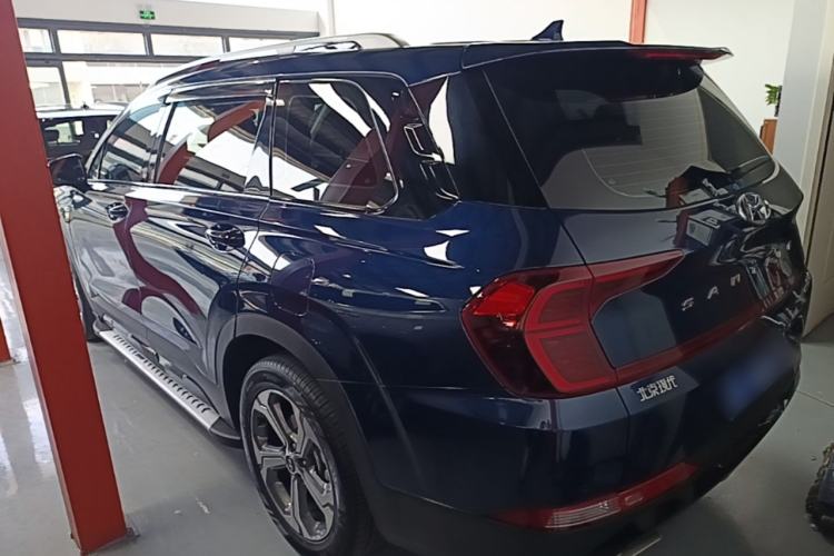Used Hyundai Santa Fe 2020 380 TGDi Automatic All-Wheel Drive DLX HTRAC Prestige PLUS Rear Left 45 Deg