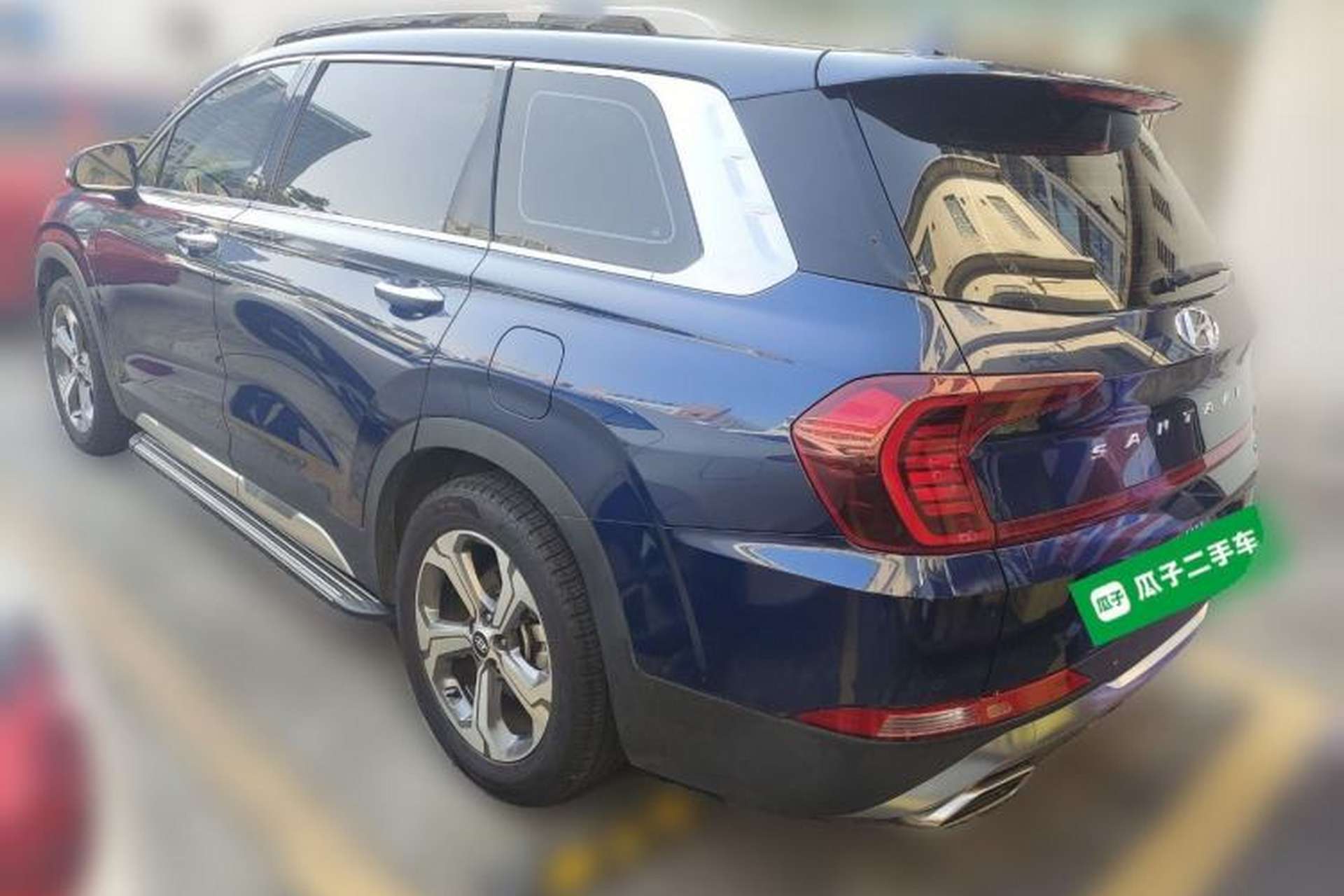 Used Hyundai Santa Fe 2020 380 TGDi Automatic Two-Wheel Drive GLS Luxury Edition Rear Left 45 Deg