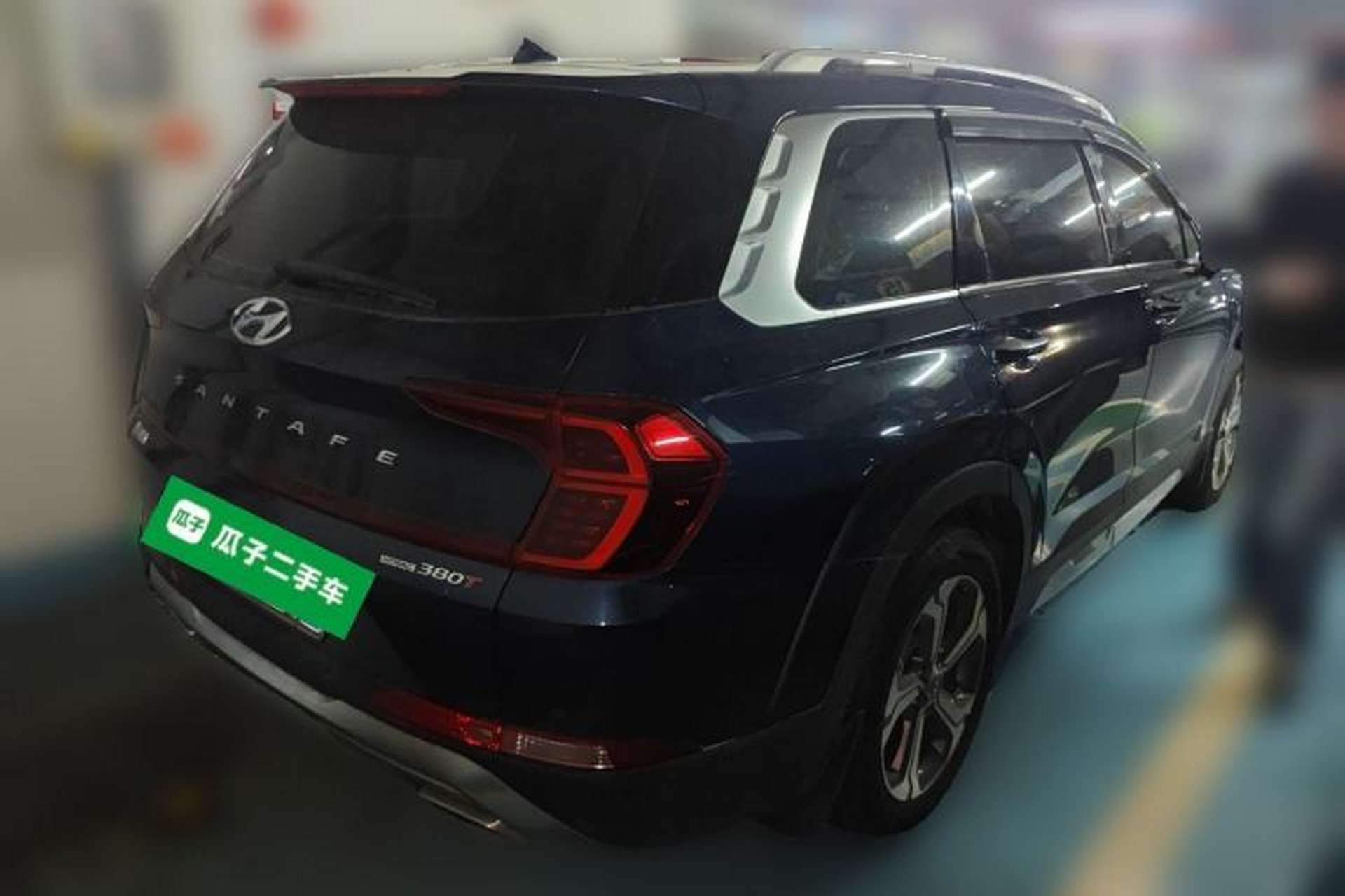 Used Hyundai Santa Fe 2020 380 TGDi Automatic All-Wheel Drive DLX HTRAC Prestige PLUS Rear Right 45 Deg