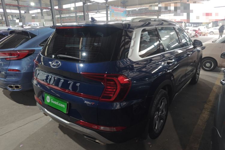 Used Hyundai Santa Fe 2020 380 TGDi Automatic Two-Wheel Drive GLS Luxury Edition Rear Right 45 Deg