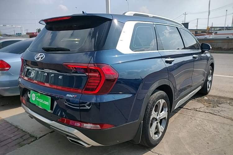 Used Hyundai Santa Fe 2020 380 TGDi Automatic Two-Wheel Drive GLS Luxury Edition Rear Right 45 Deg
