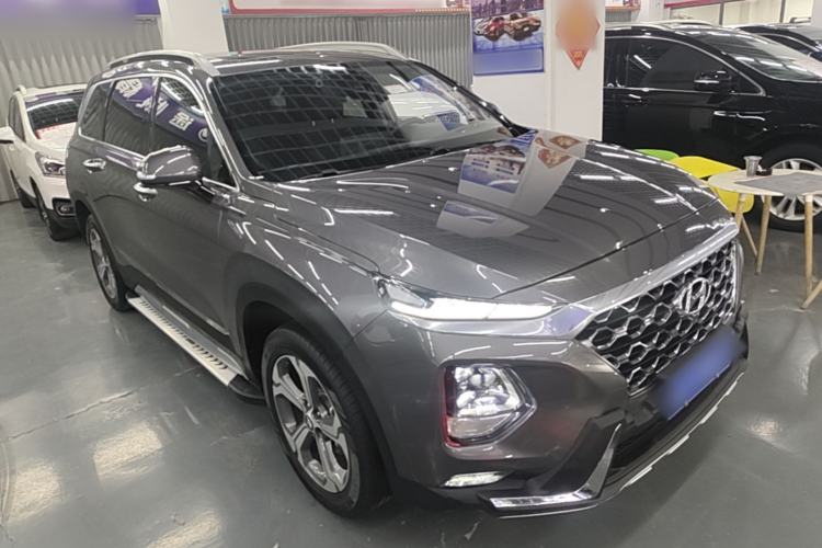 Used Hyundai Santa Fe 2020 380 TGDi Automatic All-Wheel Drive DLX HTRAC Prestige PLUS Front Right 45 Deg