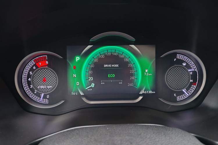 Used Hyundai Santa Fe 2020 380 TGDi Automatic Two-Wheel Drive GLS Luxury Edition Odometer Close Up