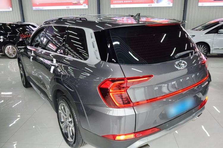 Used Hyundai Santa Fe 2020 380 TGDi Automatic All-Wheel Drive DLX HTRAC Prestige Edition Rear Left 45 Deg