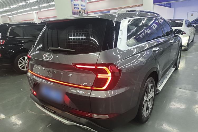 Used Hyundai Santa Fe 2020 380 TGDi Automatic All-Wheel Drive DLX HTRAC Prestige PLUS Rear Right 45 Deg