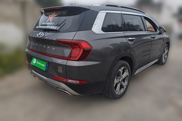 Used Hyundai Santa Fe 2020 380 TGDi Automatic Two-Wheel Drive GLS Luxury Edition Rear Right 45 Deg