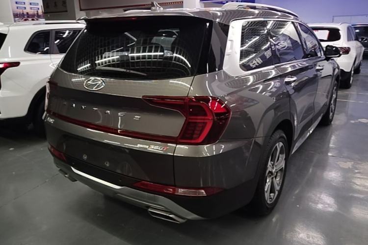 Used Hyundai Santa Fe 2020 380 TGDi Automatic All-Wheel Drive DLX HTRAC Prestige PLUS Rear Right 45 Deg