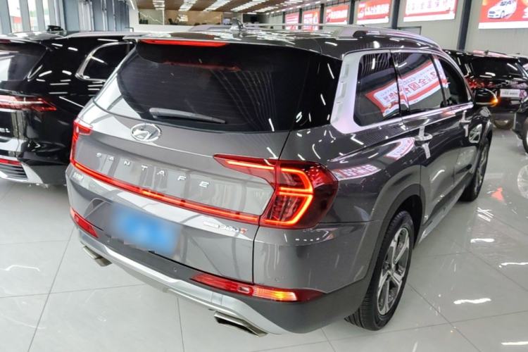 Used Hyundai Santa Fe 2020 380 TGDi Automatic All-Wheel Drive DLX HTRAC Prestige Edition Rear Right 45 Deg