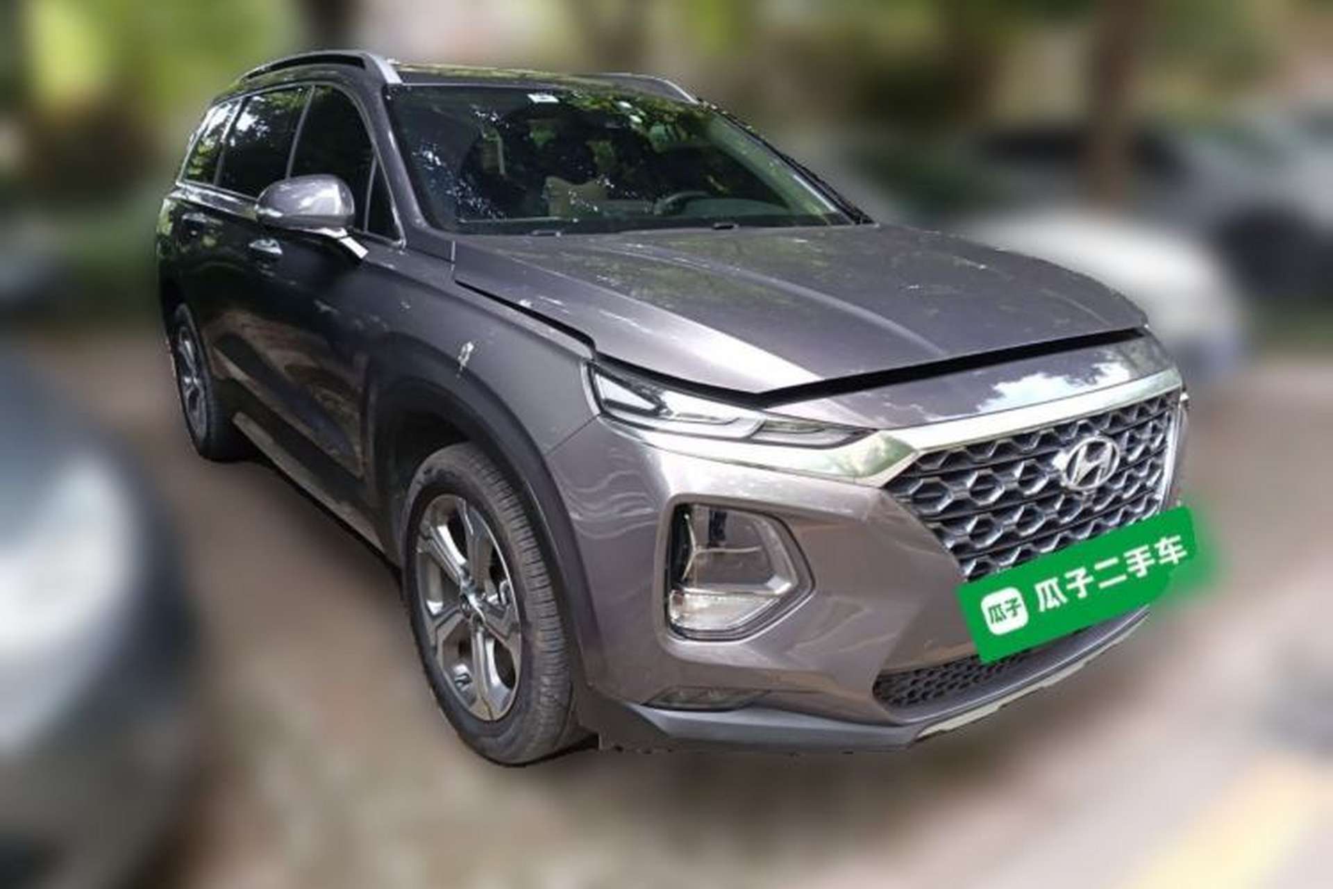 Used Hyundai Santa Fe 2020 380 TGDi Automatic All-Wheel Drive DLX HTRAC Prestige PLUS Front Right 45 Deg