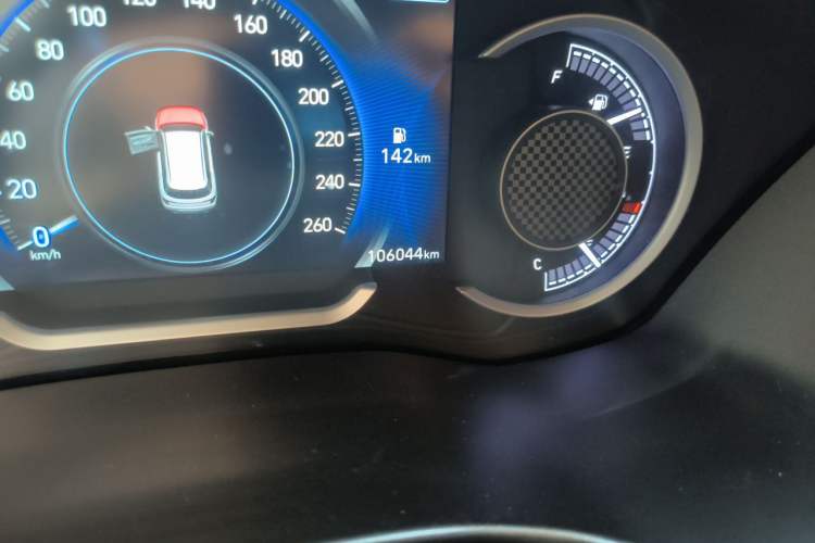 Used Hyundai Santa Fe 2020 380 TGDi Automatic All-Wheel Drive DLX HTRAC Prestige PLUS Odometer Close Up