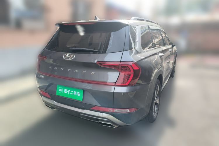 Used Hyundai Santa Fe 2020 380 TGDi Automatic All-Wheel Drive DLX HTRAC Prestige PLUS Rear Right 45 Deg