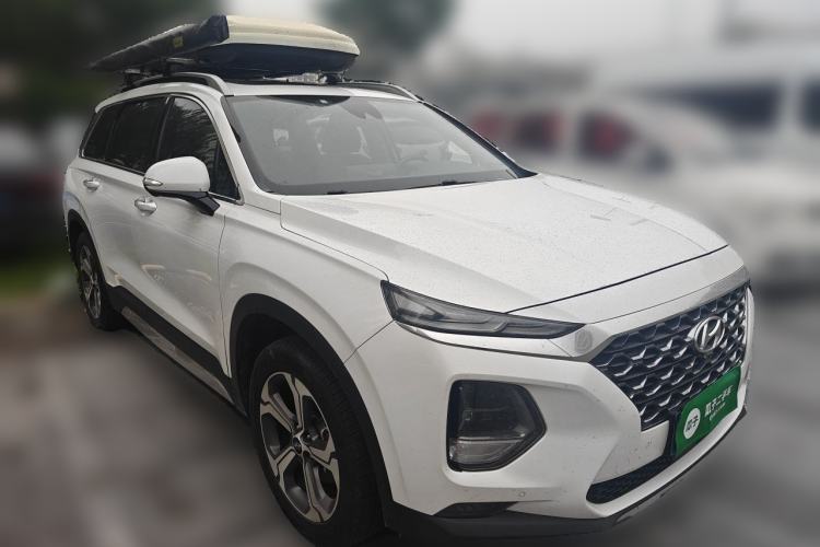 Used Hyundai Santa Fe 2020 380 TGDi Automatic All-Wheel Drive TOP HTRAC Flagship Edition Front Right 45 Deg