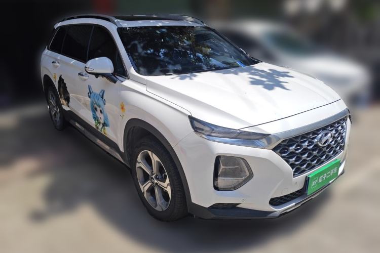 Used Hyundai Santa Fe 2020 380 TGDi Automatic Two-Wheel Drive GLS Luxury Edition Front Right 45 Deg