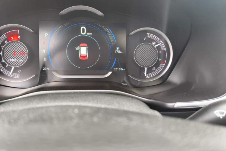 Used Hyundai Santa Fe 2020 380 TGDi Automatic Two-Wheel Drive GLS Luxury Edition Odometer Close Up