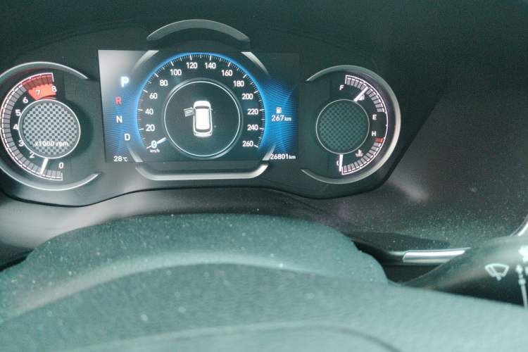 Used Hyundai Santa Fe 2020 380 TGDi Automatic Two-Wheel Drive GLS Luxury Edition Odometer Close Up