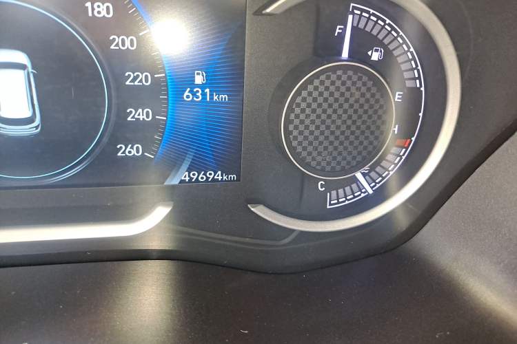 Used Hyundai Santa Fe 2020 380 TGDi Automatic Two-Wheel Drive GLS Luxury Edition Odometer Close Up