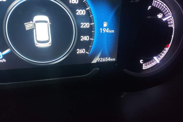 Used Hyundai Santa Fe 2020 380 TGDi Automatic Two-Wheel Drive GLS Luxury Edition Odometer Close Up