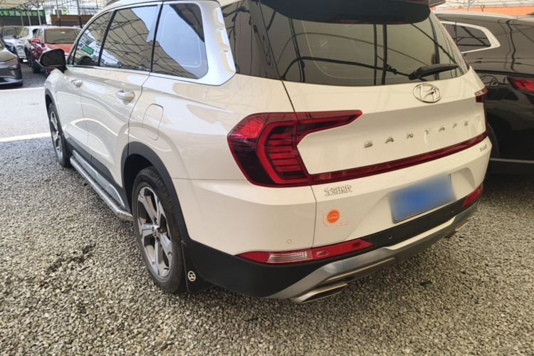 Used Hyundai Santa Fe 2020 380 TGDi Automatic Two-Wheel Drive GLS Luxury Edition Rear Left 45 Deg