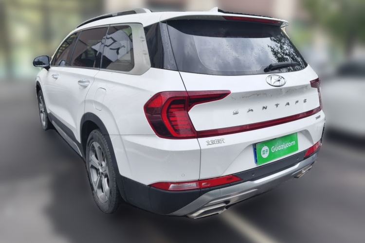 Used Hyundai Santa Fe 2020 380 TGDi Automatic Two-Wheel Drive GLS Luxury Edition Rear Left 45 Deg