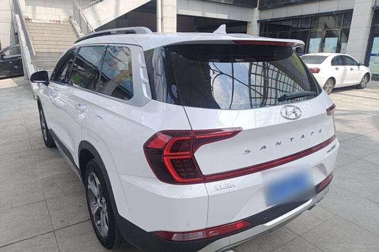 Used Hyundai Santa Fe 2020 380 TGDi Automatic All-Wheel Drive DLX HTRAC Prestige PLUS Rear Left 45 Deg