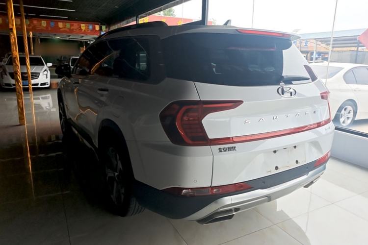 Used Hyundai Santa Fe 2020 380 TGDi Automatic Two-Wheel Drive GLS Luxury Edition Rear Left 45 Deg