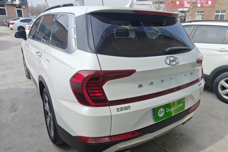 Used Hyundai Santa Fe 2020 380 TGDi Automatic Two-Wheel Drive GLS Luxury Edition Rear Left 45 Deg