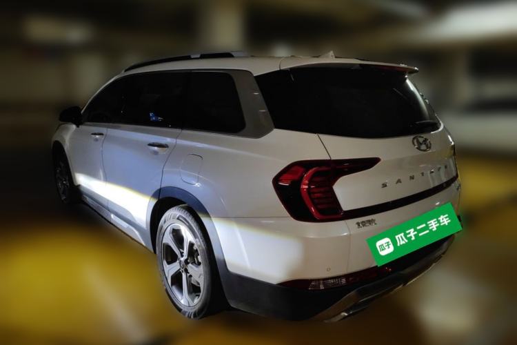 Used Hyundai Santa Fe 2020 380 TGDi Automatic Two-Wheel Drive GLS Luxury Edition Rear Left 45 Deg